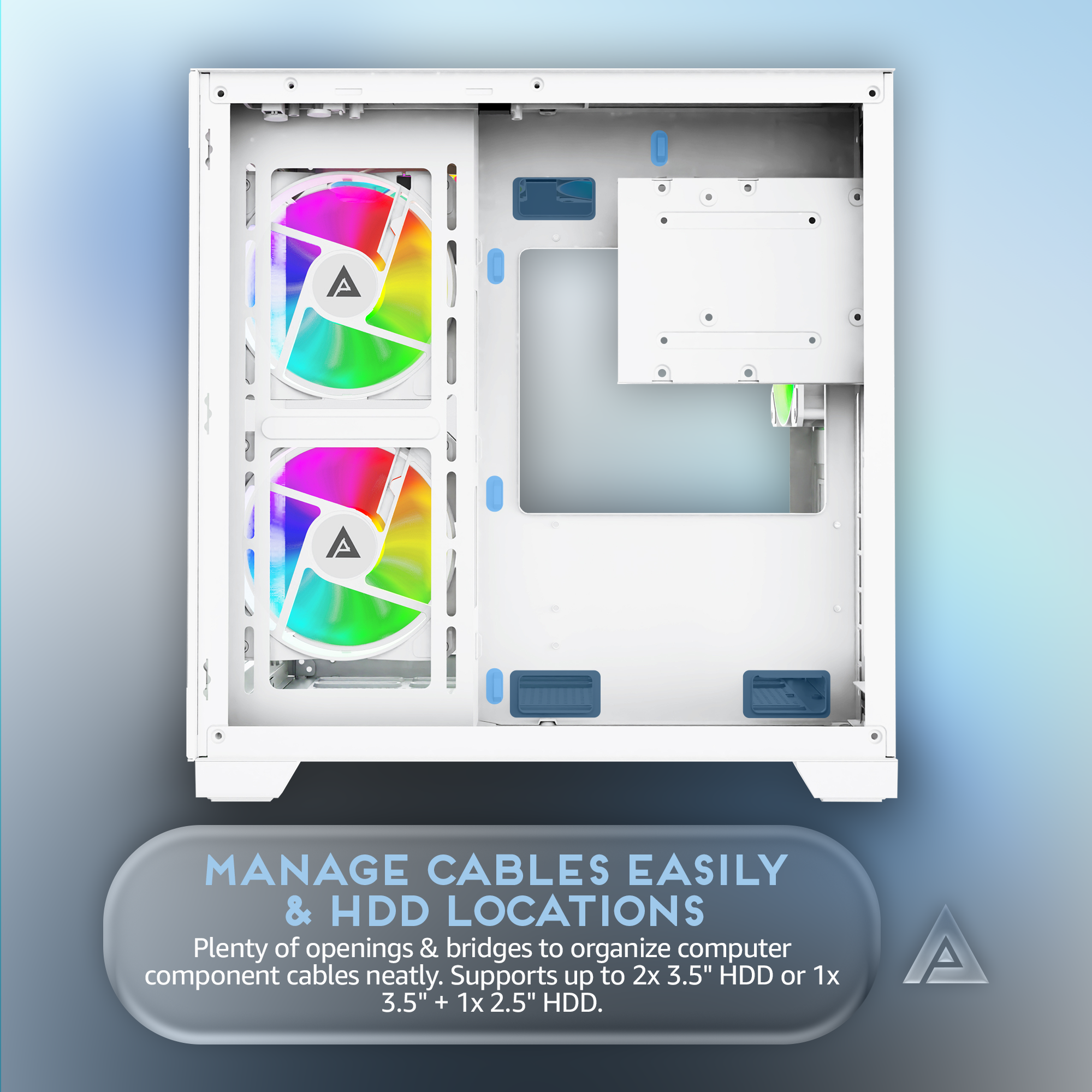 Apevia | Prism-WH | MICRO ATX | Chassis
